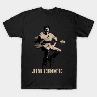 jim croce (black cream) T-Shirt